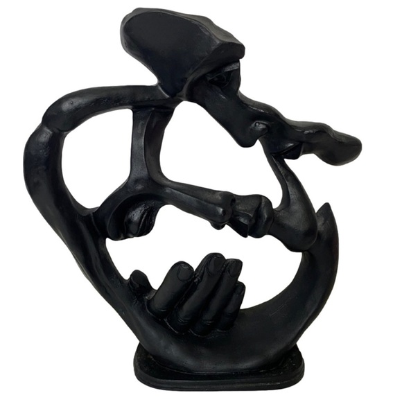 Modern Art Abstract Sculpture Embraced - Picture 1 of 9